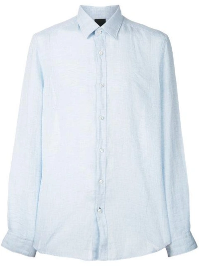 Hugo Boss Classic Summer Shirt In Blue