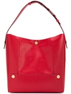 Stella Mccartney Stella Popper Bucket Bag In Red