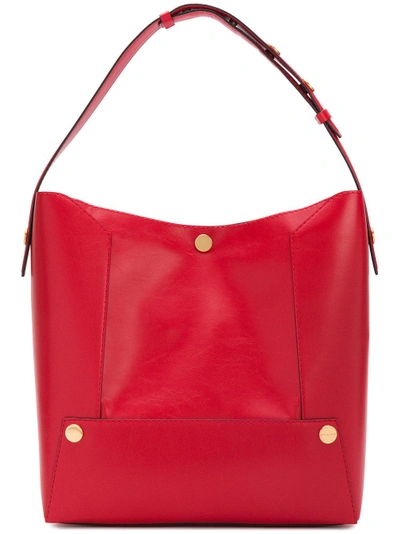 Stella Mccartney Stella Popper Bucket Bag In Red | ModeSens