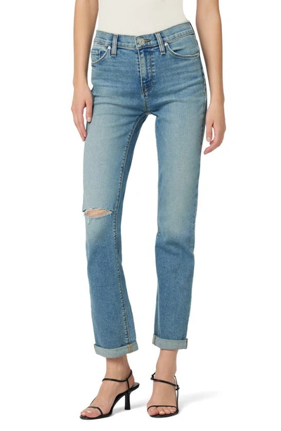Hudson Nico Straight Leg Ankle Jeans In The One
