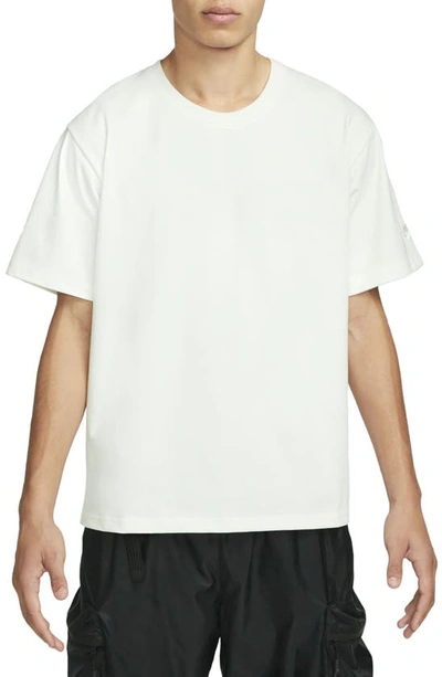 Nike Men's  Sportswear Tech Pack Short-sleeve Dri-fit Top In White