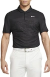 Nike Men's Dri-fit Adv Tiger Woods Golf Polo In Black