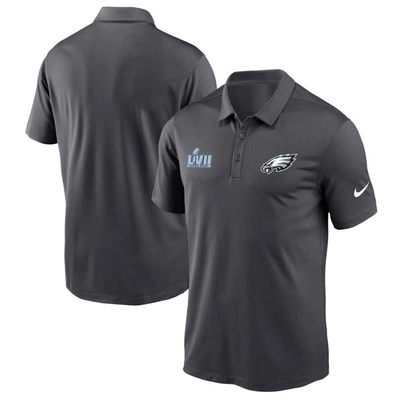 Nike Men's Dri-fit Super Bowl Lvii Bound Franchise (nfl Philadelphia Eagles) Polo In Grey