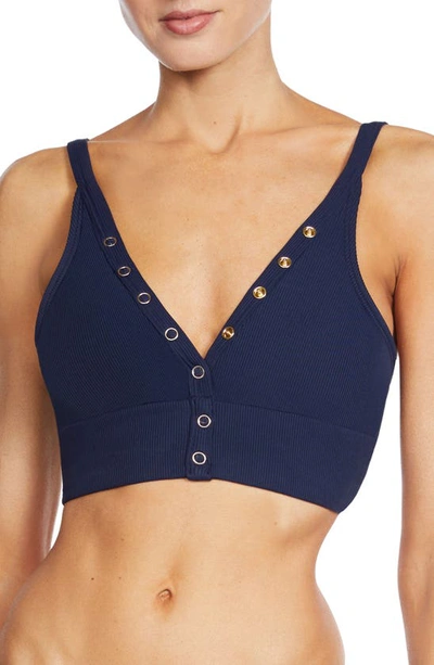 Robin Piccone Women's Amy Halter Top In Navy