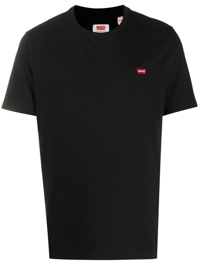 Levi's Men's Black Cotton T-shirt