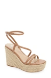 Bp. Cohan Espadrille Platform Wedge Sandal In Tan Mocha