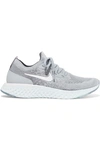 Nike Women's Epic React Flyknit Running Shoes, Grey In Gray