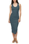 Michael Stars Ulla Sleeveless Midi Dress In Pebble
