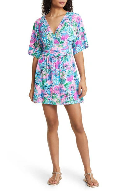 Lilly Pulitzer Parigi Skort Romper In Mandevilla Baby Paradise