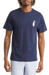 Swannies Motel Key Graphic Tee In Navy