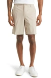 Swannies Sully Stretch Flat Front Shorts In Tan