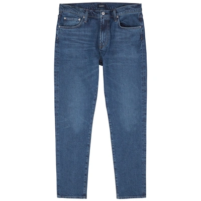 Citizens Of Humanity London Slim Tapered Jeans In Dark Blue