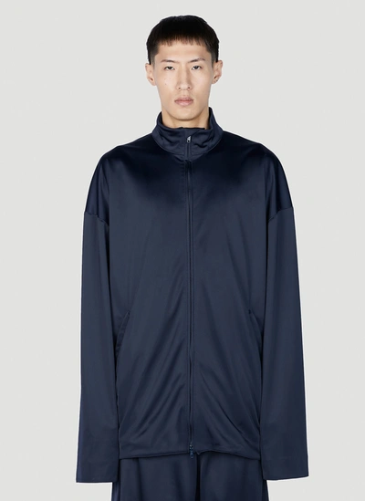 Balenciaga Track Jacket In Navy