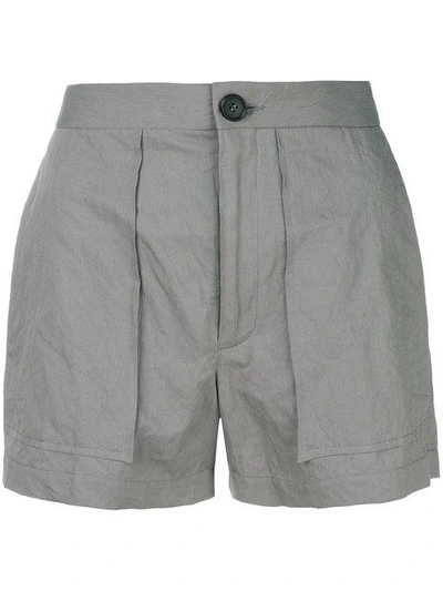 Chalayan Classic Fitted Shorts In Grey