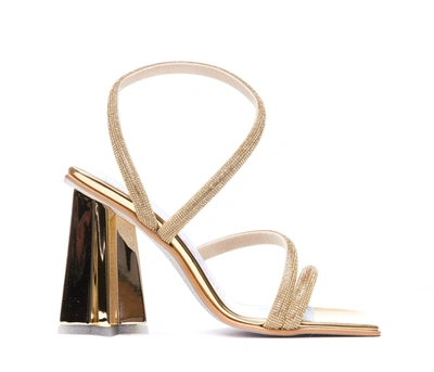 Chiara Ferragni Andromeda Pump Sandals In Gold