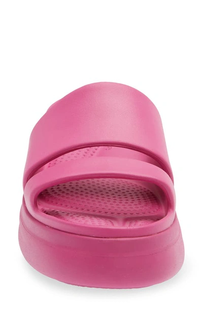 Rag & Bone Brixley Platform Slide Sandal In Fuchsia