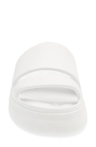 Rag & Bone Brixley Platform Slide Sandal In White