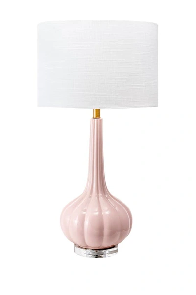 Nuloom Pink Carlin 29" Ceramic Table Lamp