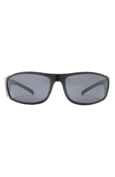 Capelli New York Kids' Square Sunglasses & Case In Black Combo
