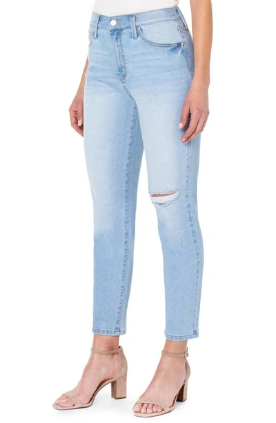 Rachel Roy Uhr Distressed Mom Jeans In Magnificent