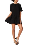 Steve Madden Abrah Minidress In Black