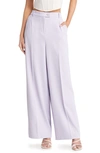 Open Edit Wide Legs Work Pants In Purple Calluna