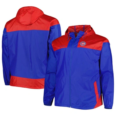 Columbia Royal Chicago Cubs Flash Forward Challenger Omni-shade Full-zip Windbreaker