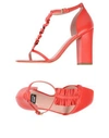 Boutique Moschino Sandals In Red