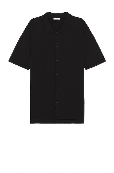 The Row Black Mael Shirt | ModeSens