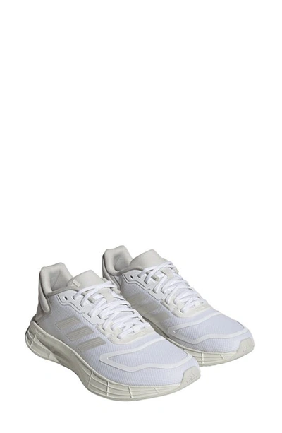 Adidas Originals Duramo Athletic Sneaker In White/ Zero Met./ Grey