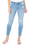 Rachel Roy Mid Rise 27" Inseam Ankle Skinny Jeans In Vixen