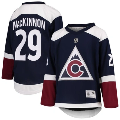 Outerstuff Kids' Youth Nathan Mackinnon Navy Colorado Avalanche Alternate Replica Player Jersey