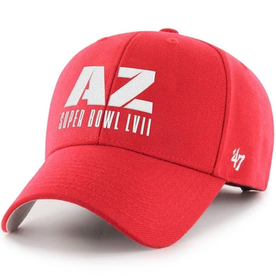 47 ' Red Super Bowl Lvii Mvp Script Adjustable Hat