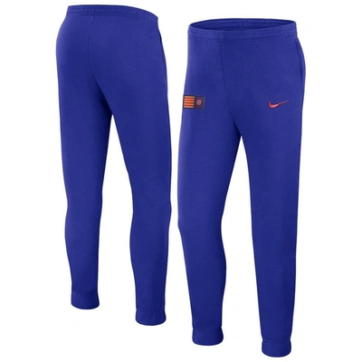 Nike Blue Barcelona Gfa Fleece Pants