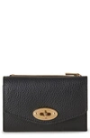 Mulberry Darley Folded Leather Wallet In Black