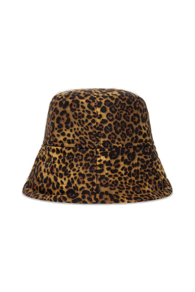 Dries Van Noten Brown Printed Bucket Hat In Multi