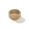 John Hardy Rata Chain 9mm Band Ring In Gold