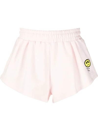 Barrow Pink Sports Shorts With Logo