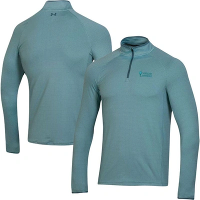 Under Armour Valspar Championship  Teal T2 Green Half Moon Raglan Quarter-zip Top