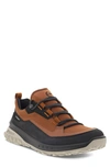 Ecco Ult-trn Low Waterproof Hiking Shoe In Black/ Cognac