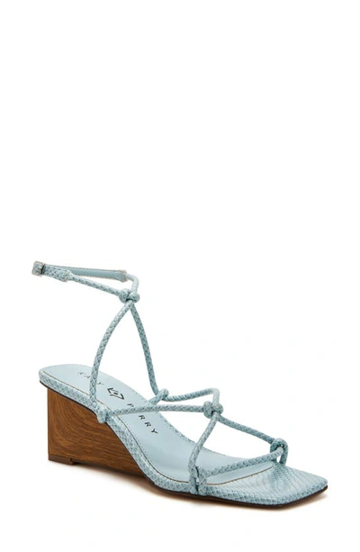 Katy Perry The Irisia Strappy Wedge Sandal In Blue