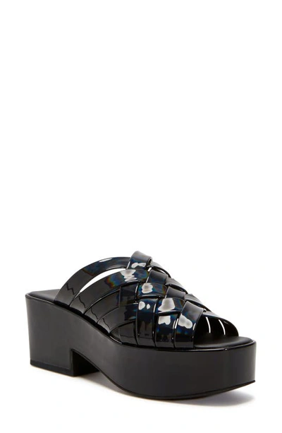 Katy Perry The Busy Bee Crisscross Platform Sandal In Black