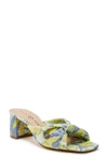 Katy Perry The Tooliped Twisted Sandal In Green Fig Multi