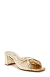 Katy Perry The Tooliped Twisted Sandal In Gold