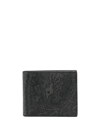 Etro Paisley Print Bifold Wallet In Black