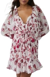 Free People Camella Mini Dress In Ivory Combo