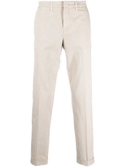Fay Pants With Logo In Ivory