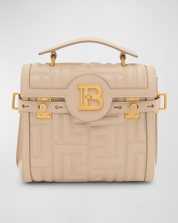 Balmain B-Buzz 23 fringed satchel - Neutrals