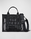 Marc Jacobs The Mesh Small Traveler Tote Bag In Blackout