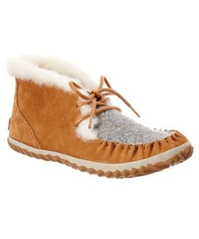 Sorel Women's Out 'n About Moccasin Slipper In Brown | ModeSens